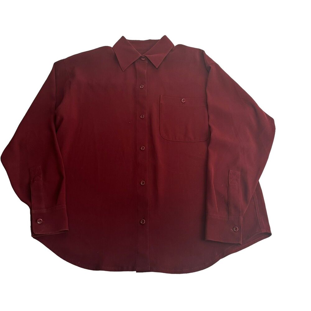 Vintage Emanuel ungaro liberte long sleeve button up blouse Size P